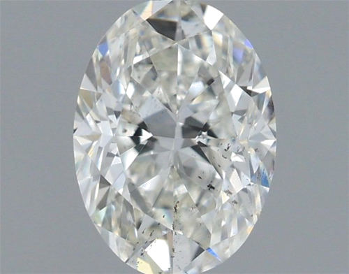 0.6 carat H-SI2 Natūralus Oval Deimantas (1)