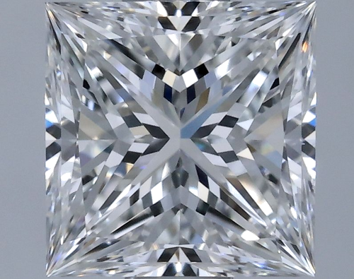 0.7 carat E-VS2 Natūralus Princess Deimantas (1)