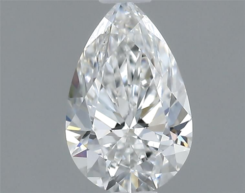 0.42 carat F-VS1 Natūralus Pear Deimantas (1)