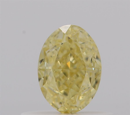 0.53 carat Fancy Yellow-IF Natūralus Oval Deimantas (1)