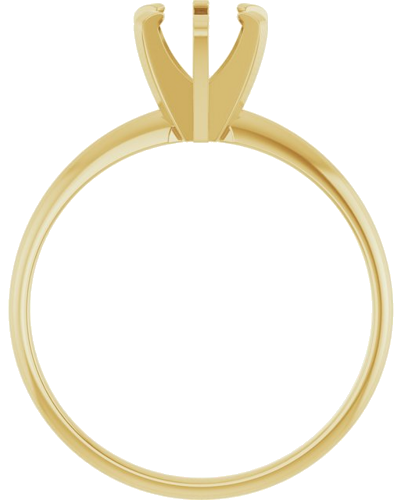 Sužadėtuvių Žiedas „Solitaire“ 585 Geltonojo Aukso Round 5.8mm (2)