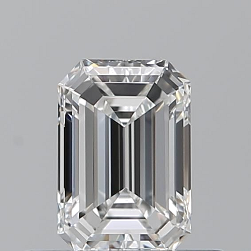 0.51 carat F-SI1 Natūralus Emerald Deimantas (1)