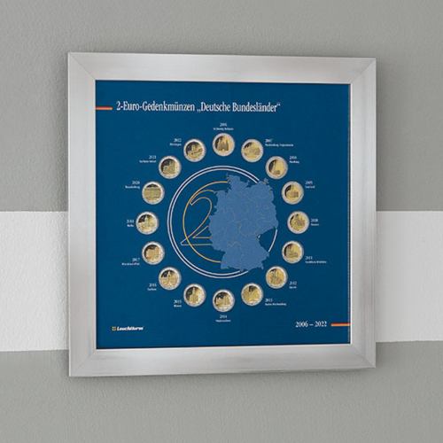 Presentation frame for 2 euro german coins (3)