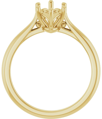 Sužadėtuvių Žiedas „Solitaire“ 14k yellow gold Marquise 12mm x 6mm (2)