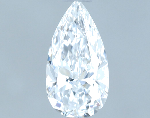 0.5 carat D-VVS1 Natūralus Pear Deimantas (1)