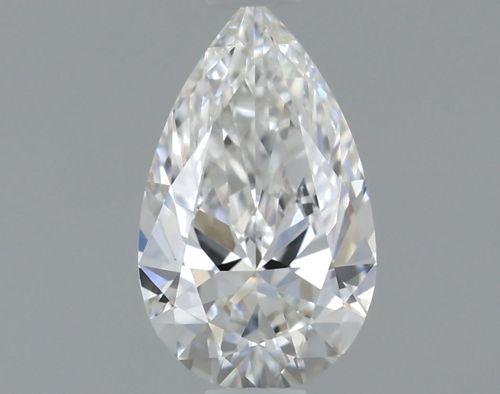 0.31 carat F-VVS2 Natūralus Pear Deimantas (1)