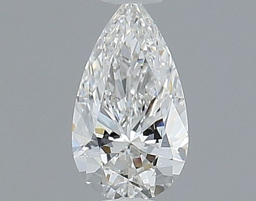 0.3 carat F-VVS2 Natūralus Pear Deimantas (1)