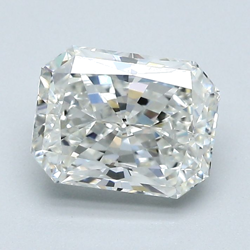 1.51 carat I-VS2 Natūralus Radiant Deimantas (1)