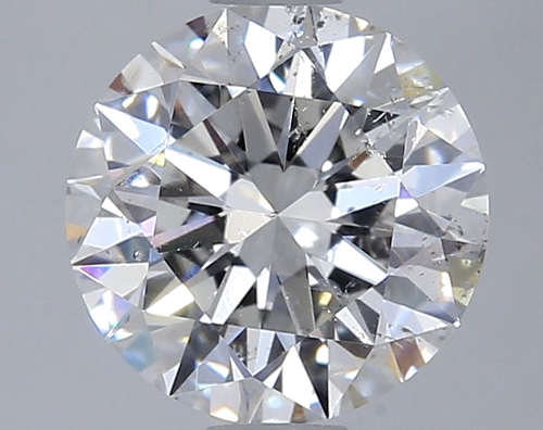 1.11 carat E-SI2 Excellent cut Natūralus Round Deimantas (1)