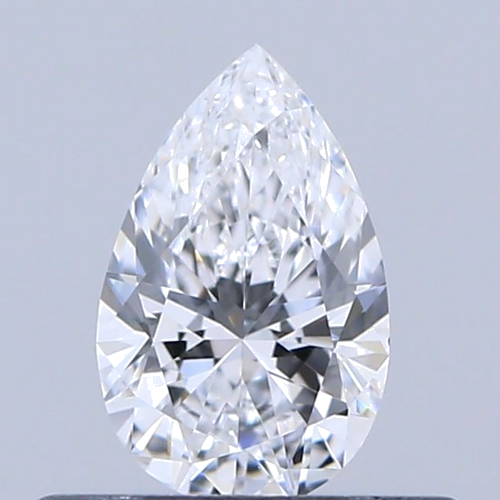 0.32 carat D-VS2 Natūralus Pear Deimantas (1)