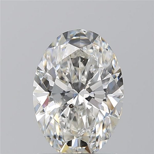 1.7 carat G-SI2 Natūralus Oval Deimantas (1)