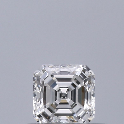 0.31 carat F-VVS2 Natūralus Asscher Deimantas (1)
