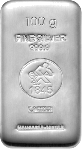 100 g Silver Bar Heimerle Meule (1)