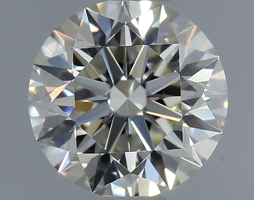 0.51 carat K-IF Excellent cut Natūralus Round Deimantas (1)