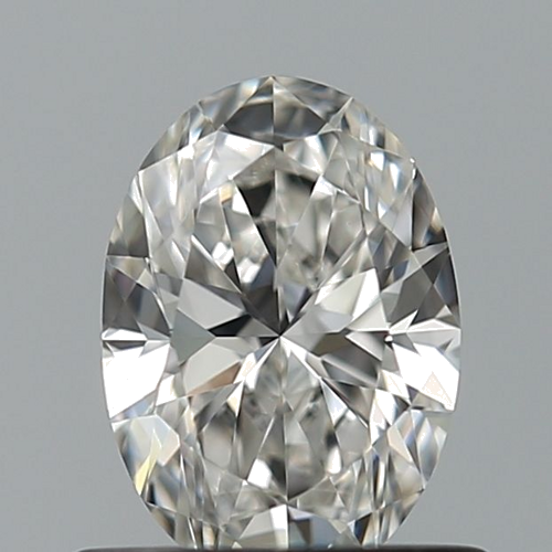 0.56 carat G-VVS2 Natūralus Oval Deimantas (1)