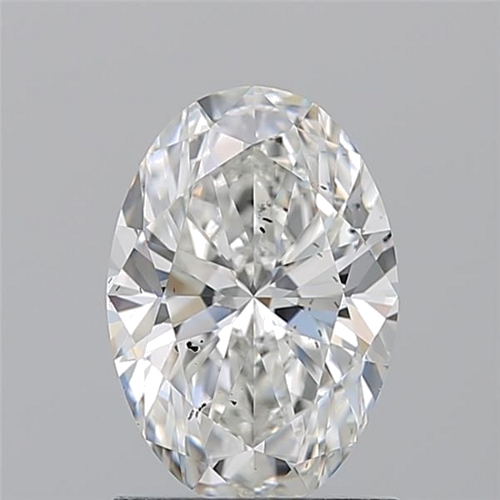 1.31 carat G-SI2 Natūralus Oval Deimantas (1)