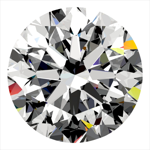 0.3 carat E-VS2 Very Good cut Natūralus Round Deimantas (1)