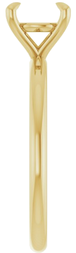 Sužadėtuvių Žiedas „Claw-Prong Solitaire“ 14k yellow gold Round 7.4mm (4)