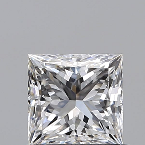 0.6 carat E-VS1 Natūralus Princess Deimantas (1)