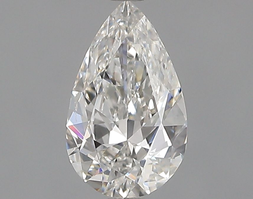 0.5 carat G-SI1 Natūralus Pear Deimantas (1)