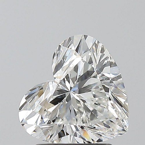 1.71 carat H-SI1 Natūralus Heart Deimantas (1)