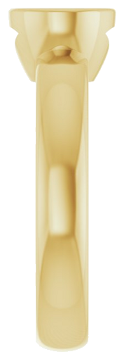 Sužadėtuvių Žiedas „Bezel-Set Solitaire“ 14k yellow gold Round 6mm (4)