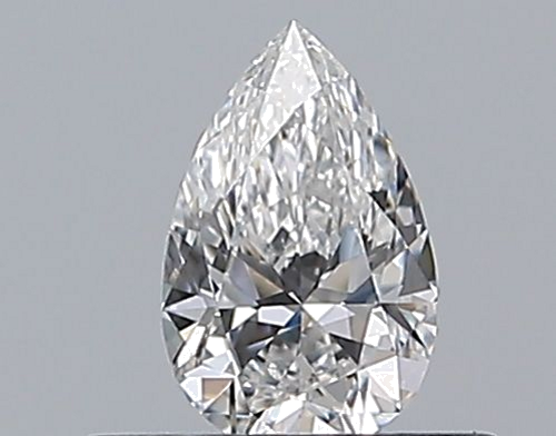 0.3 carat E-VVS2 Natūralus Pear Deimantas (1)