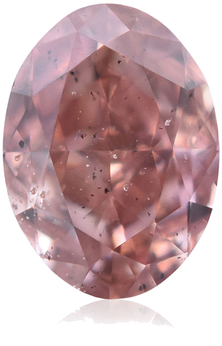 0.21 carat Fancy Deep Brownish Orangey Pink-SI2 Natūralus Oval Deimantas (1)