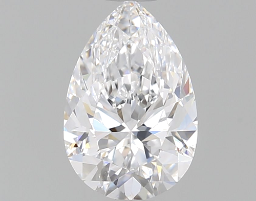 0.9 carat D-VS1 Natūralus Pear Deimantas (1)