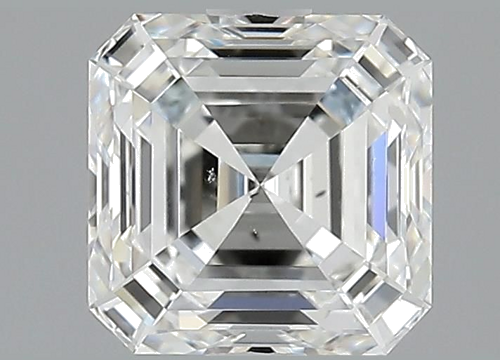 2.1 carat H-SI1 Natūralus Asscher Deimantas (1)