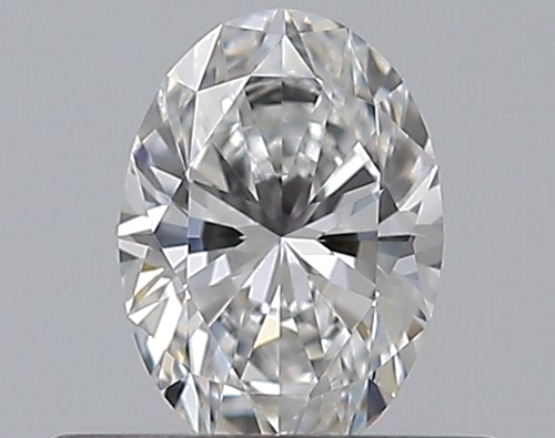0.32 carat D-VVS2 Natūralus Oval Deimantas (1)