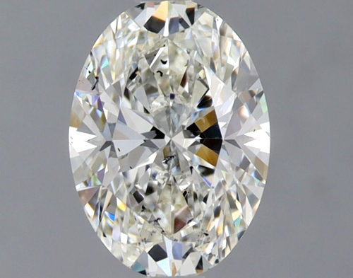 1.01 carat H-SI2 Natūralus Oval Deimantas (1)