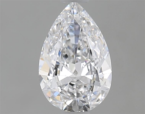 0.7 carat D-VVS2 Natūralus Pear Deimantas (1)