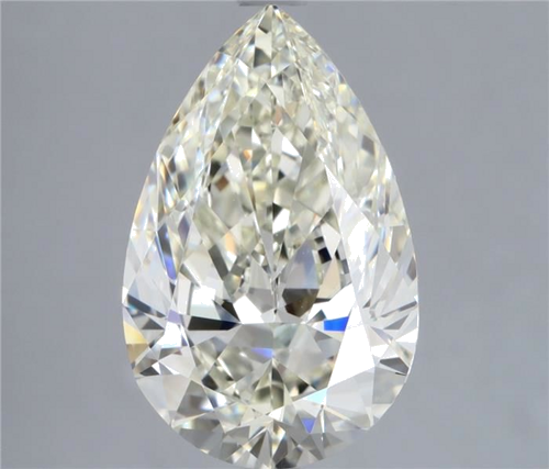 3.08 carat K-VS1 Natūralus Pear Deimantas (1)
