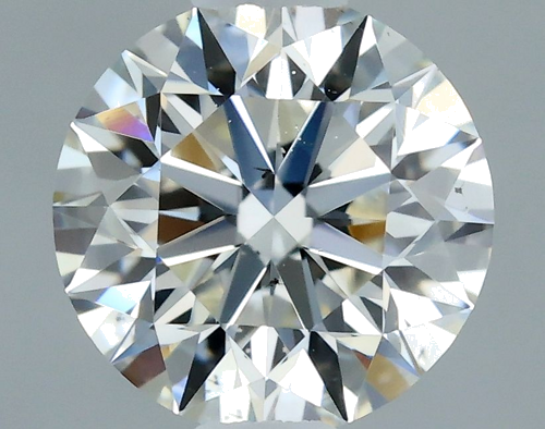0.5 carat I-SI1 Excellent cut Natūralus Round Deimantas (1)