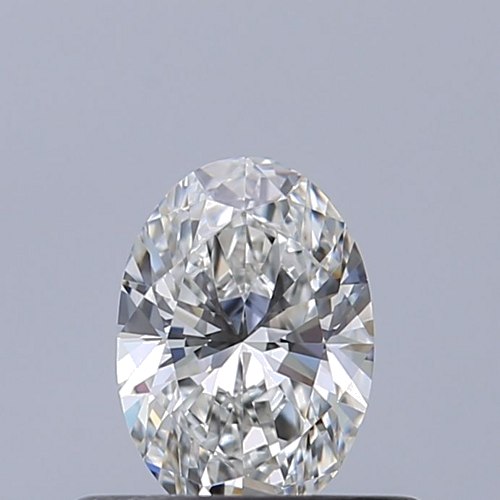 0.37 carat F-VVS1 Natūralus Oval Deimantas (1)