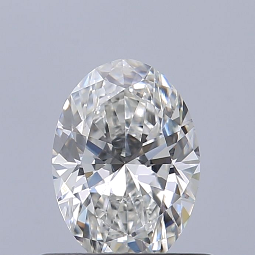 0.52 carat F-VVS2 Natūralus Oval Deimantas (1)