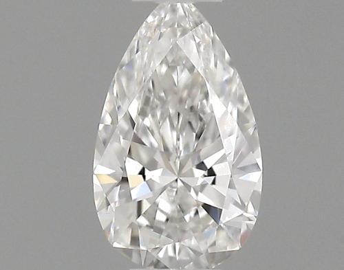 0.23 carat F-VVS1 Natūralus Pear Deimantas (1)