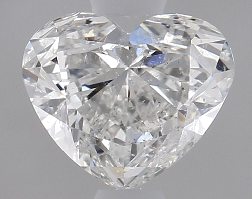 1.0 carat H-SI2 Natūralus Heart Deimantas (1)