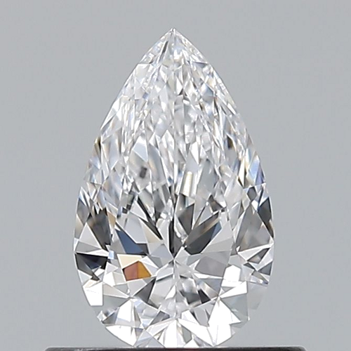 0.5 carat D-IF Natūralus Pear Deimantas (1)