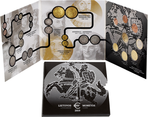 2019 Литва Комплект евро монети (BU) (1)