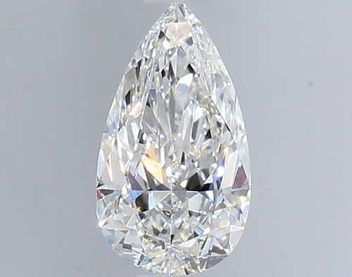 0.5 carat G-VVS2 Natūralus Pear Deimantas (1)