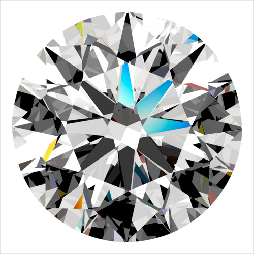 0.35 carat G-SI1 Excellent cut Natūralus Round Deimantas (1)