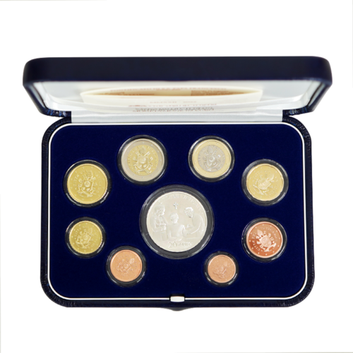 2022 Vatican Francis Coat of Arms Proof Coin Set with 20 euro silver coin (3)