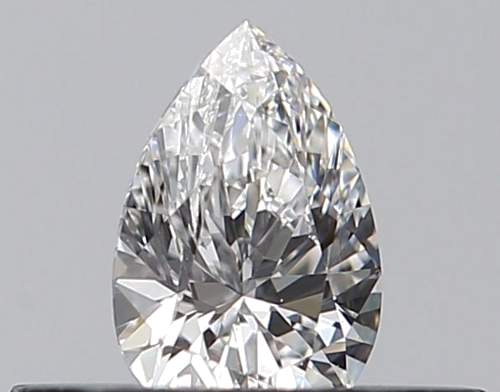 0.24 carat F-VS1 Natūralus Pear Deimantas (1)