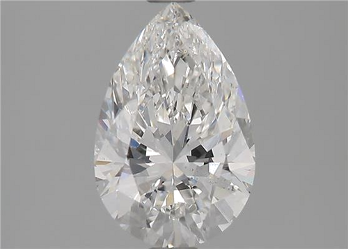 1.53 carat G-SI1 Natūralus Pear Deimantas (1)
