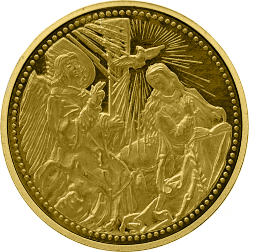 1 Thaler Marien 1977 Germany Gold coin (1)
