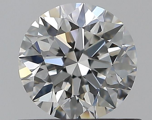 0.62 carat F-VVS1 Excellent cut Natūralus Round Deimantas (1)