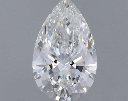 0.51 carat E-VVS2 Natūralus Pear Deimantas (1)