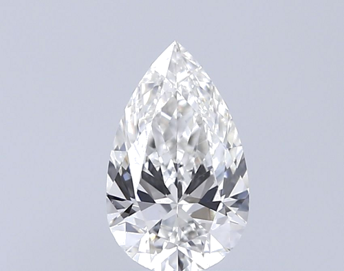 0.5 carat H-VVS2 Natūralus Pear Deimantas (1)